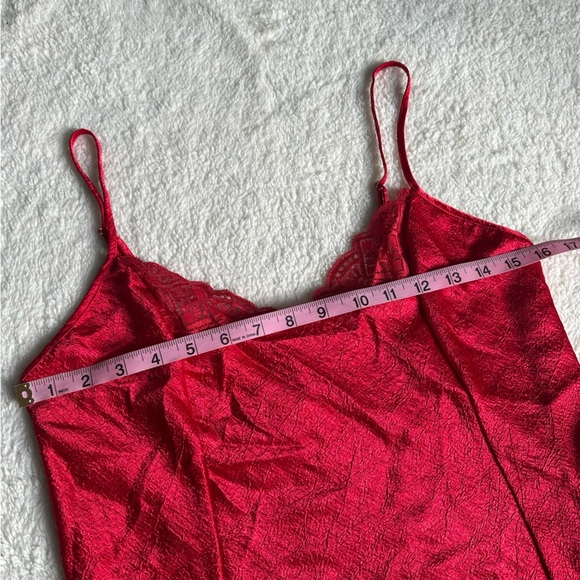 VTG Gold Label Victoria’s Secret Womens Romantic Lace Lingerie Holiday Cami S - Picture 4 of 6